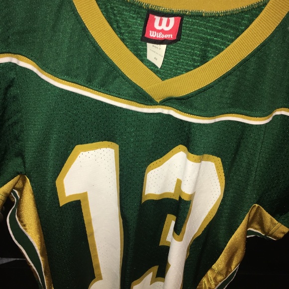 Vintage Wilson’s Green & Gold Football Jersey - Picture 3 of 4